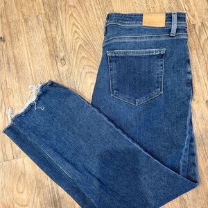 PAIGE Women's Blue Skinny Jeans